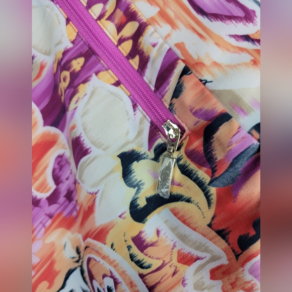 CHICO'S Skort Paisley‎ Print Active Athleisure Golf Tennis Multicolor Size 14 - Picture 10 of 10